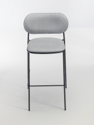 Стул барный с обивкой Nuta Light Stool 77