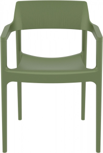 Кресло пластиковое Siesta Contract Tulum стеклопластик, полипропилен оливковый Фото 9