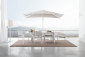 Стол металлический обеденный раздвижной Garden Relax Belmar алюминий белый Фото 11