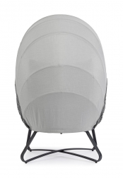 Лаунж-кресло с подушками и навесом-thumbs-Фото4