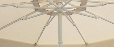 Зонт профессиональный Ø3 м THEUMBRELA SEMSIYE EVI Avocado Clips алюминий, акрил черный, натуральный, черный Фото 7