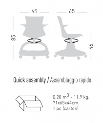 Стул ученический пластиковый-thumbs-Фото3