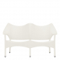 Диван двухместный плетеный JANUS et Cie Amari алюминий, искусственный ротанг известняковый Фото 4