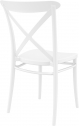 Стул пластиковый Siesta Contract Cross стеклопластик белый Фото 6