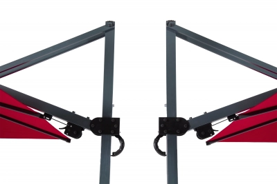 Зонт профессиональный двухкупольный 7.5х3 м THEUMBRELA SEMSIYE EVI Banana Plus Double алюминий, акрил Фото 27