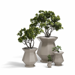 Кашпо пластиковое Vondom Origami Kashi Basic полиэтилен Фото 4