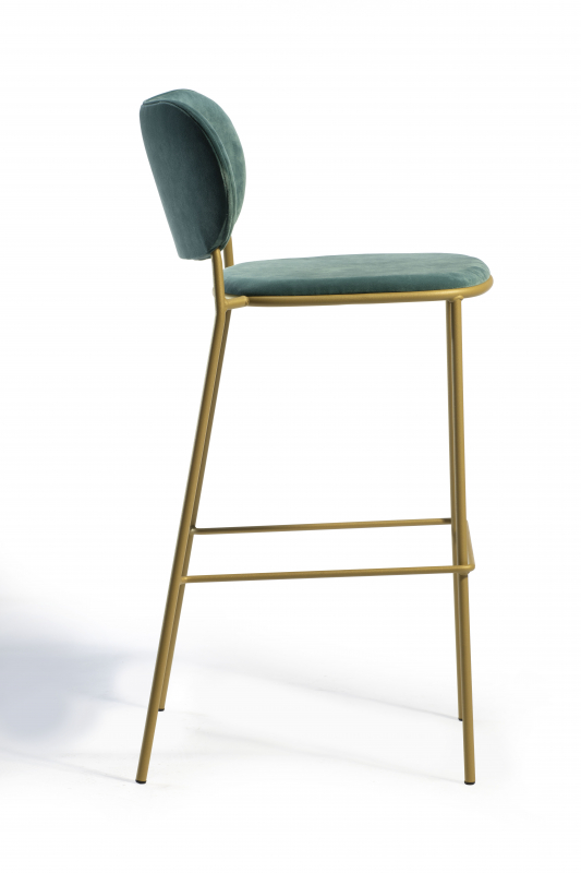Стул барный с обивкой Nuta Light Stool 77