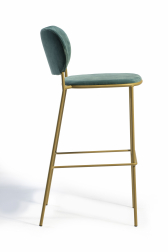Стул барный с обивкой Nuta Light Stool 77