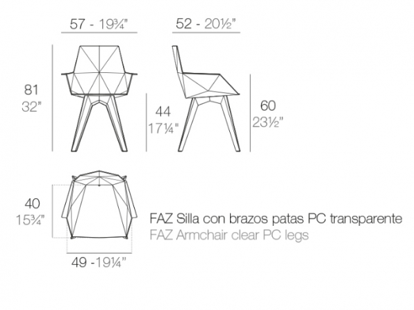 Кресло пластиковое Faz Basic, белый