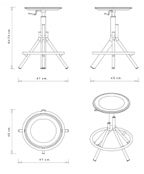 Табурет барный вращающийся-thumbs-Фото3