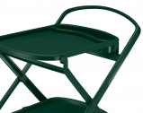 Стол пластиковый сервировочный складной SCAB GIARDINO Drink Trolley пластик зеленый Фото 3
