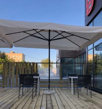 Летняя веранда Hauscraft в ТРЦ 