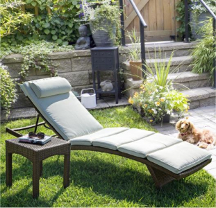 Стол плетеный кофейный Garden Relax Clipper алюминий, искусственный ротанг коричневый Фото 3