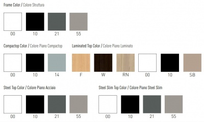 Cтол обеденный Gaber Bristol сталь, ламинат Фото 3