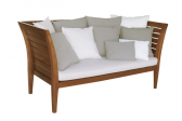 Диван деревянный с подушкой Giardino Di Legno Georgetown тик, акрил Фото 9