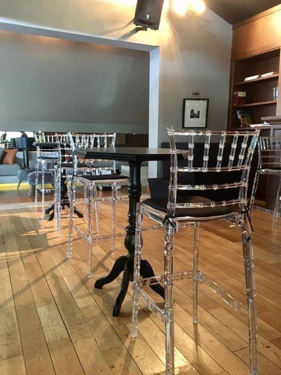 Стул прозрачный барный Chiavari Bar 75