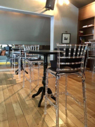 Стул прозрачный барный Chiavari Bar 75