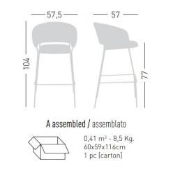 Кресло барное с обивкой-thumbs-Фото3