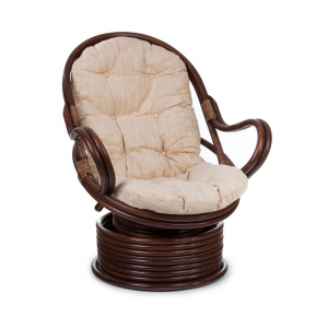Кресло механическое Ecodesign Royal Rocker натуральный ротанг темный Фото 1