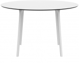 Стол пластиковый Siesta Contract Maya 120 пластик, ламинат HPL белый Фото 5