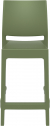 Стул пластиковый полубарный Siesta Contract Maya Bar 65 стеклопластик оливковый Фото 6