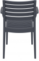 Кресло пластиковое Siesta Contract Artemis стеклопластик темно-серый Фото 17