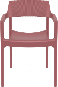 Кресло пластиковое Siesta Contract Tulum стеклопластик, полипропилен марсала Фото 11
