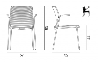 Кресло с мягким сиденьем-thumbs-Фото3