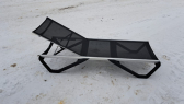 Шезлонг-лежак металлический PAPATYA Wave алюминий, стеклопластик, батилин антрацит Фото 12