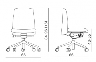 Стул офисный на колесах-thumbs-Фото3