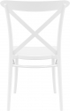 Стул пластиковый Siesta Contract Cross стеклопластик белый Фото 8