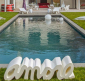 Скамья пластиковая дизайнерская SLIDE Amore Standard полиэтилен молочный белый Фото 8