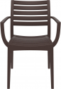Кресло пластиковое Siesta Contract Artemis стеклопластик коричневый Фото 12