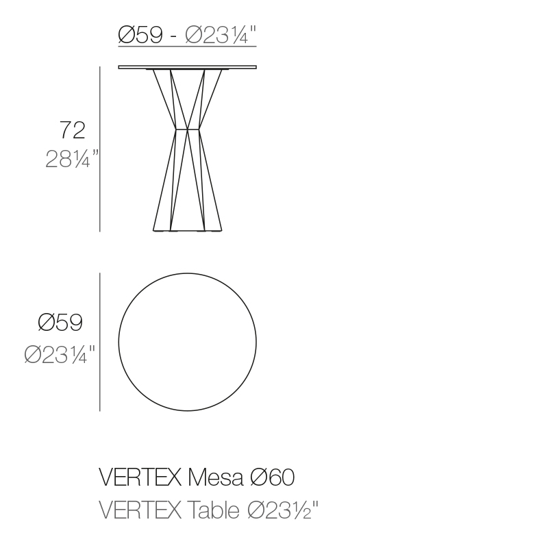 Стол обеденный ламинированный Vertex Basic