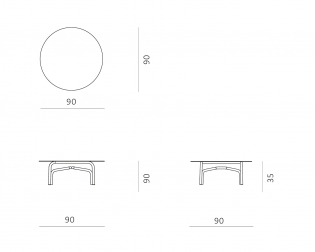 Столик кофейный металлический-thumbs-Фото3