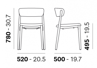 Стул деревянный с обивкой-thumbs-Фото3