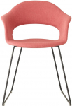 Кресло с обивкой Lady B Pop sledge frame