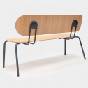 Скамья деревянная Ondarreta Hari сталь, фанера Фото 5