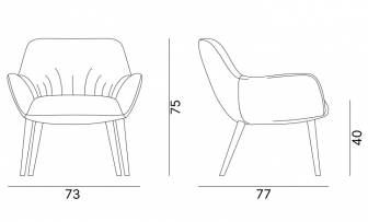 Кресло лаунж с обивкой-thumbs-Фото3