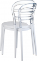 Уцененный пластиковый стул Siesta Contract Miss Bibi стеклопластик, поликарбонат белый, прозрачный Фото 15