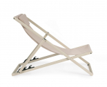 Кресло-шезлонг текстиленовое складное Garden Relax Taylor алюминий, текстилен бежевый Фото 4