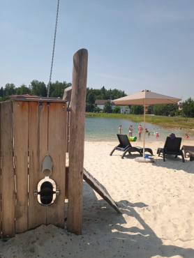 Пляж в КП Пестово