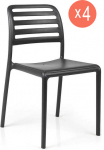 Комплект пластиковых стульев Costa Bistrot Set 4