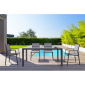 Кресло металлическое текстиленовое Garden Relax Liam алюминий, текстилен антрацит Фото 8