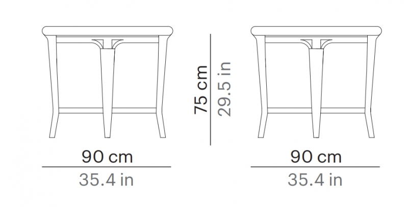 Стол плетеный обеденный Alga Dining Table 90
