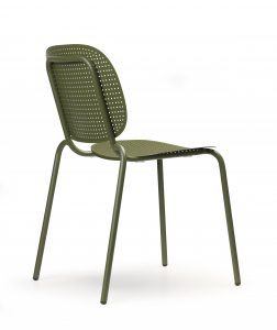 Стул металлический Scab Design Si-Si Dots сталь оливковый Фото 6