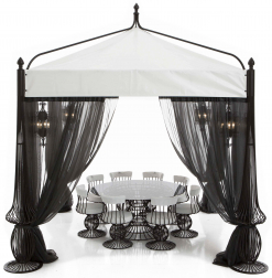 Шатер металлический с лампами-thumbs-Фото1