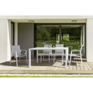 Стул металлический текстиленовый Garden Relax Liam алюминий, текстилен белый Фото 7