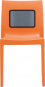 Стул пластиковый Siesta Contract Lucca-T пластик, поликарбонат оранжевый Фото 8