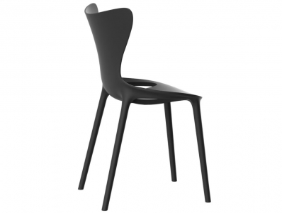 Стул пластиковый Vondom Love Basic полипропилен, стекловолокно черный Фото 23